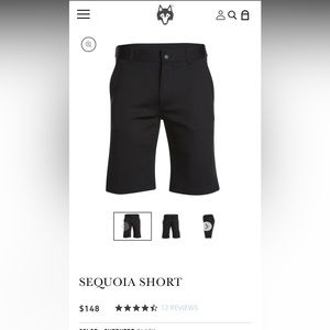 SEQUOIA SHORT - Greyson - Shephard Black - Size 30